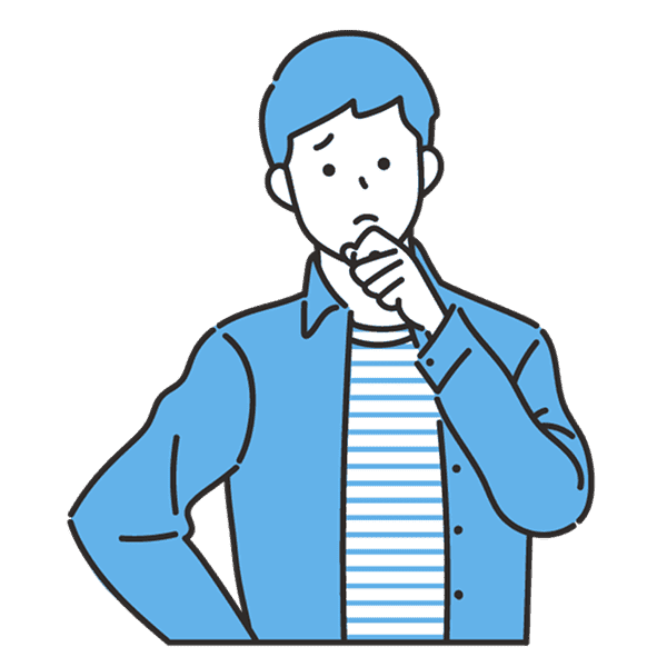 服薬の管理に不安を感じている人のイラスト